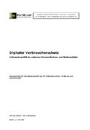 Buchtitel: Digitaler Verbraucherschutz - Verbraucherpolititk im modernen Kommunikations- und Medienzeitalter