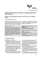 Cover DJI - Studie Digitale Medien - Angebote aus Elternperspektive