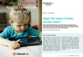 Ansicht: Pro & Contra: Apps für kleine Kinder. Ist das okay? 