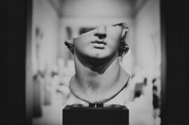 Büste in Ausstellung