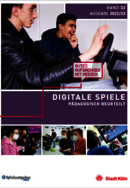 Menschen, die mit digitalen Medien spielen.