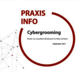 Ansicht: Praxisinfo Cybergrooming - Kinder vor sexuellem Missbrauch im Netz schützen.