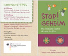 Ansicht: STOP!GEHEIM Mit Webcam-Sticker sicherer im Netz