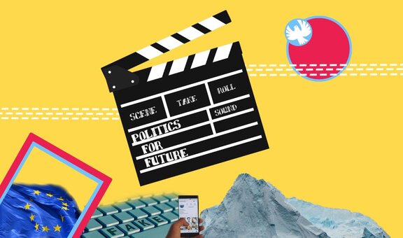 Ein Cutter für eine Filmszene