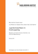 Ansicht: Jugendschutz-software im Erziehungs-alltag Akzeptanz und Einsatz technischer Hilfsmittel in derelterlichen Medienerziehung