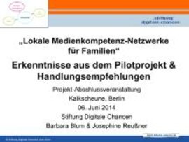 Ansicht: Präsentation Erkenntnisse aus dem Pilotprojekt & Handlungsempfehlungen