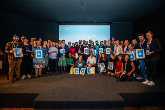 Gruppenbild der Gewinner:innen des Smart Hero Award 2019  