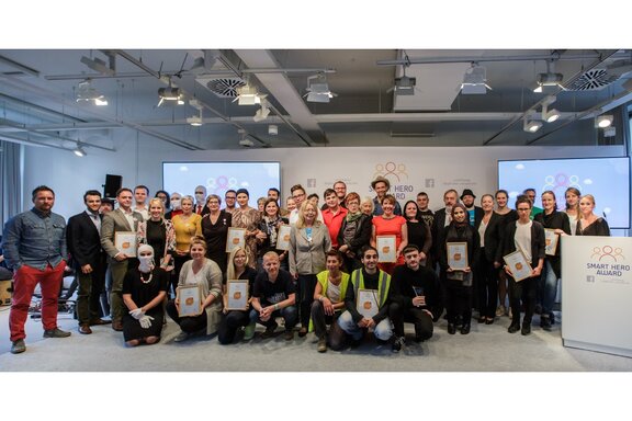 Gruppenbild der Smart Heroes 2016  