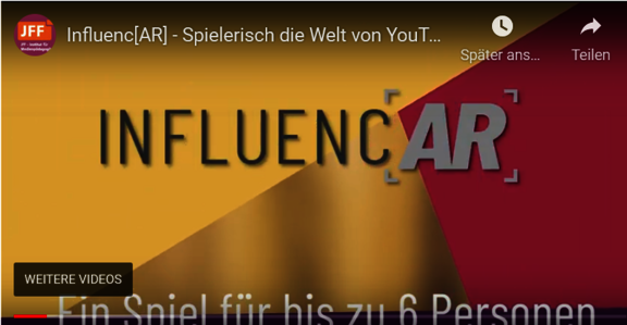 Ansicht: Cover des Erklärvideos zum Game Influenc[AR]