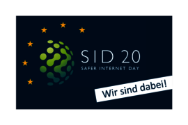 Klicksafe Banner Safer Internet Day 2020 Wir sind dabei
