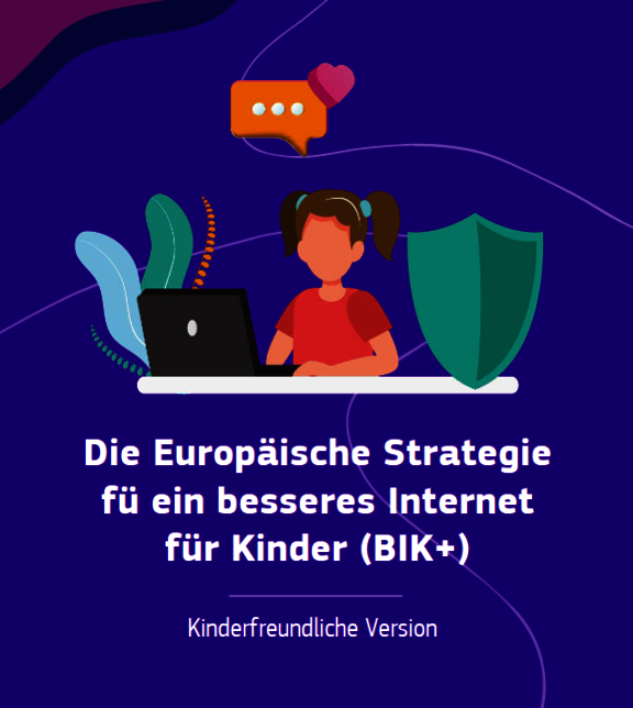 Eine Zeichnung, die eine Person zeigt, die am Tisch sitzt und einen Laptop vor sich stehen hat.