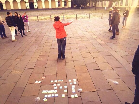 Spielende in der Stadt