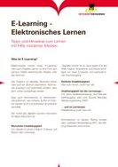 Ansicht: E-Learning - Elektronisches Lernen