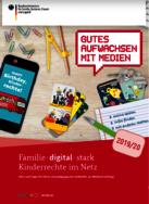 Ansicht: Broschüre Familie - digital stark - Kinderrechte im Netz