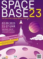 Eine Rakete, die ins All steigt.