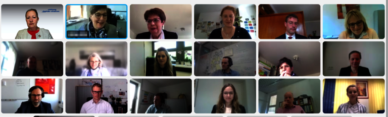 Screenshot Digitale Beiratssitzung 