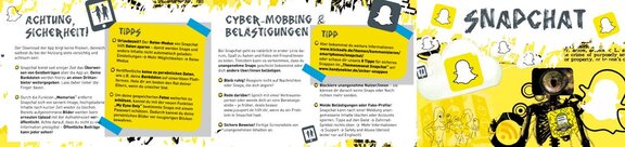 Ansicht: Infoflyer Snapchat 