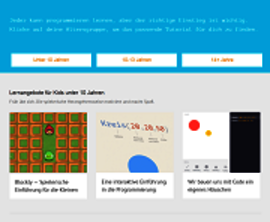 Start Coding e.V. - Lernangebot für Kinder unter 10