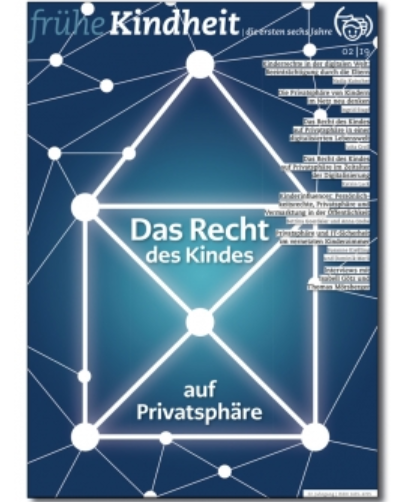 Screenshot Cover Das Recht des Kindes auf Privatsphäre der Zeitschrift frühe Kindheit