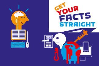 Get Your Facts Straigt! Logo und Grafiken