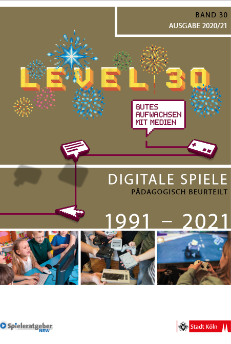 Ansicht: Cover Digitale Spiele pädagogisch beurteilt - 1991-2021 