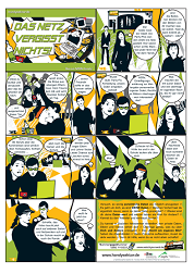 Cover Das Netz vergisst nichts - Comic