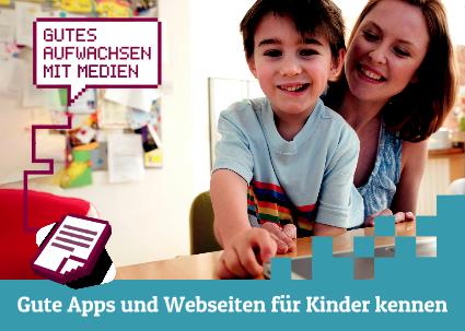 Ansicht: Info-Karte für Eltern: Gute Apps und Webseiten für Kinder kennen 