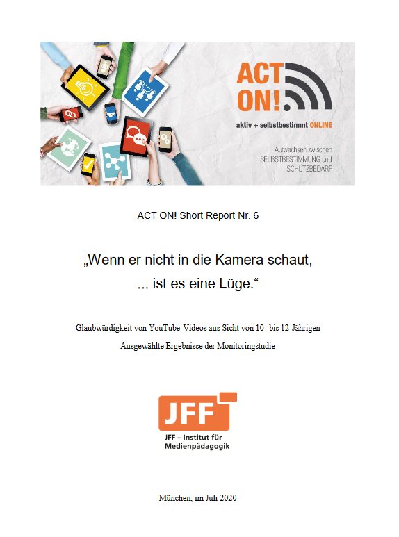 Ansicht: Cover des Short Reports Nr. 6