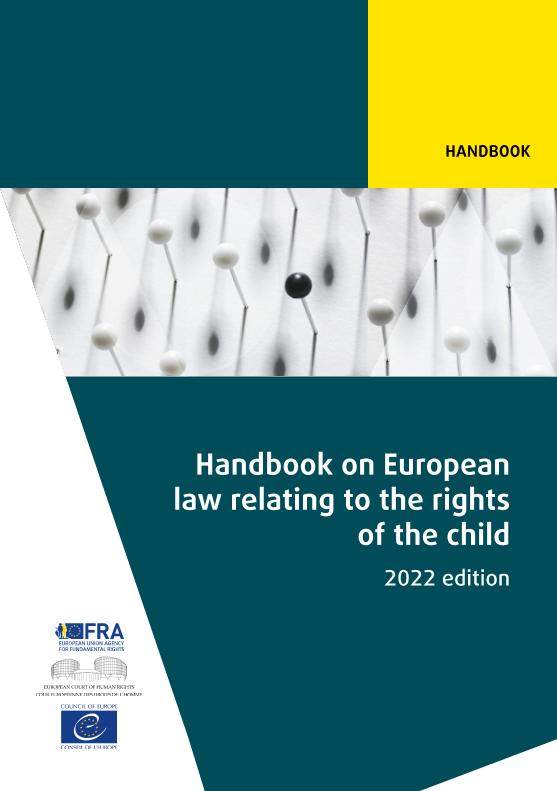 Ansicht: Handbook on European law relating to the rights of the child 2022 edition